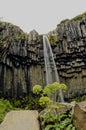 Svartifoss waterfall in Iceland