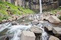 Svartifoss Waterfall, Iceland Royalty Free Stock Photo