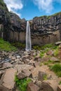 Svartifoss Waterfall Royalty Free Stock Photo