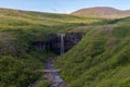 Svartifoss Waterfall, Skaftafell national park Royalty Free Stock Photo