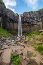 Svartifoss Waterfall Royalty Free Stock Photo