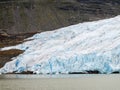 Svartisen glacier Royalty Free Stock Photo