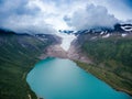 Svartisen Glacier in Norway.