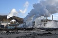 Svartsengi Geothermal Power Station - Iceland Royalty Free Stock Photo