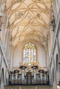 Svata Barbora -St. Barabara church cathedral interior ceiling, Kutna Hora Royalty Free Stock Photo