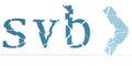 Svb font symbol silicon valley bank broken financial business economy company banking money wealth deposit technology service