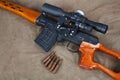 SVD sniper rifle Royalty Free Stock Photo