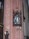 Sveksna town church interior. Lithuania Royalty Free Stock Photo