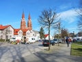 Sveksna town , Lithuania Royalty Free Stock Photo
