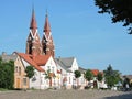 Sveksna town, Lithuania Royalty Free Stock Photo