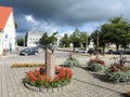 Sveksna town , Lithuania Royalty Free Stock Photo