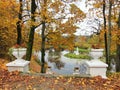 Sveksna town park, Lithuania Royalty Free Stock Photo