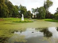 Sveksna town park, Lithuania Royalty Free Stock Photo