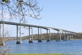 The Svendborg Strait Bridge Royalty Free Stock Photo
