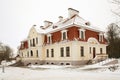 Sventes Muiza hotel and restaurant in Svente village near Daugavpils. Latvija Royalty Free Stock Photo