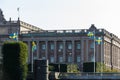 Sveriges Riksdag - Parliament House in Stockholm, Gamla Stan, Sw Royalty Free Stock Photo