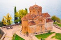 Sveti Jovan Kaneo Church on Lake Ohrid Royalty Free Stock Photo