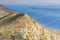 Sveti Nikola highest peak on the island of Hvar Royalty Free Stock Photo