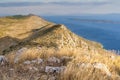 Sveti Nikola highest peak on the island of Hvar Royalty Free Stock Photo