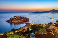 Sveti Stefan from above