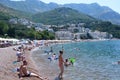 Sveti Stefan beach. Montenegro