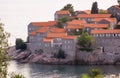 Sveti Stefan island detail of buildings Montenegro Royalty Free Stock Photo