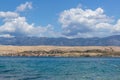 Svetioy duh beach on Pag island, Croatia Royalty Free Stock Photo