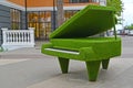 SVETLOGORSK, RUSSIA. Topiarny sculpture Grand piano