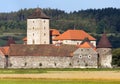 Svihov castle medieval water fortress, Czech Republic Royalty Free Stock Photo