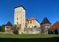 Svihov castle medieval water fortress, Czech Republic Royalty Free Stock Photo