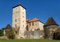 Svihov castle medieval water fortress, Czech Republic Royalty Free Stock Photo