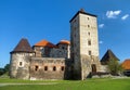 Svihov castle medieval water fortress, Czech Republic Royalty Free Stock Photo