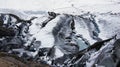 Svinafellsjokul glacier near Skaftafell in east fjords in Iceland