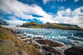 Svinafellsjokull glacier in Vatnajokull National Park Royalty Free Stock Photo