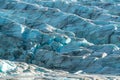 Svinafellsjokull glacier in Vatnajokull National Park Royalty Free Stock Photo