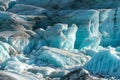 Svinafellsjokull glacier in Vatnajokull National Park Royalty Free Stock Photo