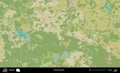 Svislac District, Belarus. Topographic Humanitarian Royalty Free Stock Photo