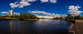 Svisloch river in Minsk Royalty Free Stock Photo