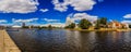 Svisloch river in Minsk Royalty Free Stock Photo