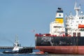 Tugboat SVITZER JUPITER at work. Royalty Free Stock Photo