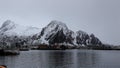 Svolvaer Fishing Port in the Lofoten Islands, Norway Royalty Free Stock Photo