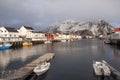 Svolvaer fishing port in the Lofoten Islands Royalty Free Stock Photo