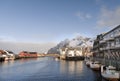 Svolvaer fishing port in the Lofoten Islands - 2 Royalty Free Stock Photo