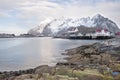 Svolvaer fishing port in the Lofoten Islands -3 Royalty Free Stock Photo
