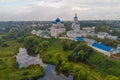 Svyato-Bogolyubsky Convent aerial photography. Bogolyubovo