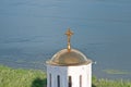 Svyato-Bogorodicky monastery and Volga river, Russia