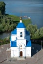 Svyato-Bogorodicky monastery and Volga river, Russia