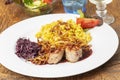 Swabian pork fillets Royalty Free Stock Photo