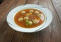 Swabian soup with meatballs
