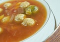 Swabian soup with meatballs